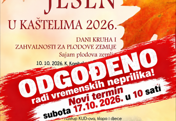 JESEN U KAŠTELIMA 2026 
